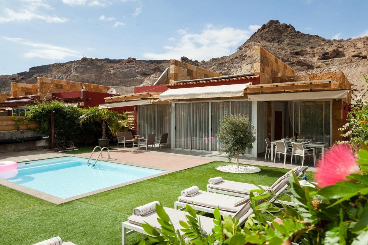 Elle Ocean Villa Gran Canaria Heated Pool Wifi Амадорес Екстериор снимка